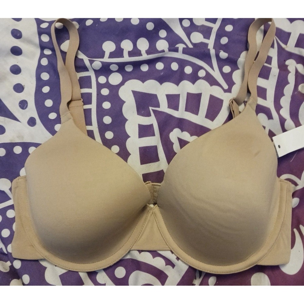 NEW‎ Amazon Essentials Lightly Padded Full Coverage Underwire Bra in Nude, 34D